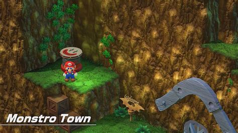 super mario rpg how to get to monstro town